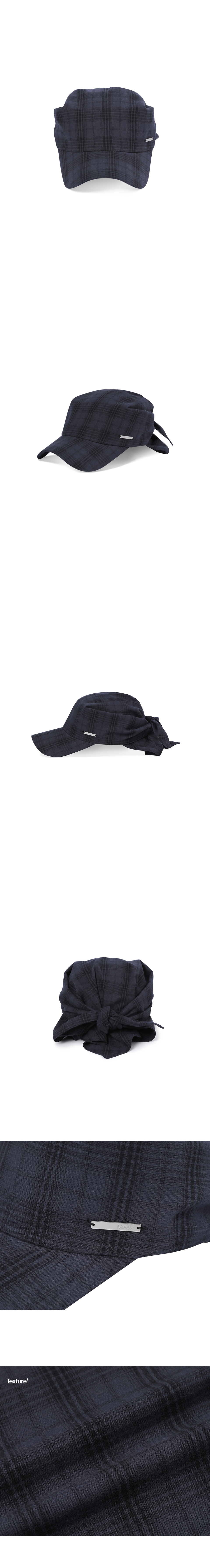 미세키서울(MISEKI SEOUL) Tie-up scarf bandana cap CHECK