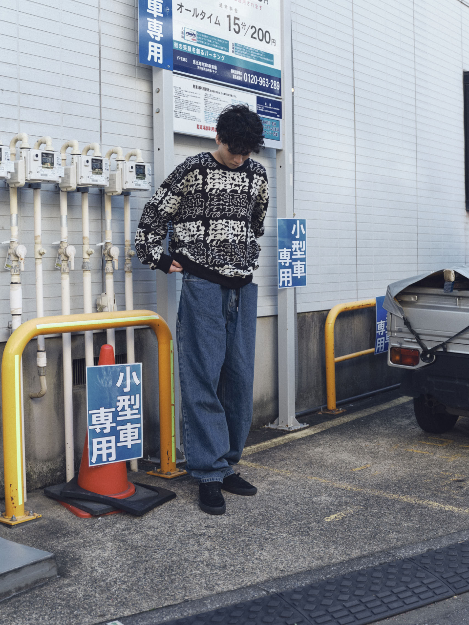 [BSRABBIT] Jacquard Always BSR Knit Sweatshirt /追跡付 MUSINSA | BSRABBIT Jacquard Always BSR Knit Sweatshirt Black