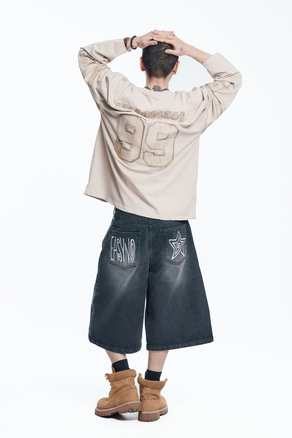 【SATIIIZ】Pino Washed Banding Bermuda Pants MUSINSA | Birbante Comfort Banding Cargo Half Pants - Light