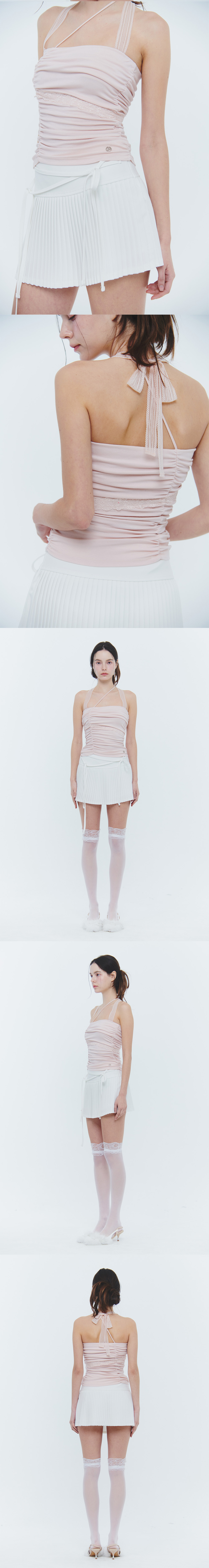 IVE着用[PAIN OR PLEASURE] ANGEL SHIRRING TOP (2 COLOR) IVE着用[PAIN OR PLEASURE] ANGEL SHIRRING TOP (2 COLOR) PAIN