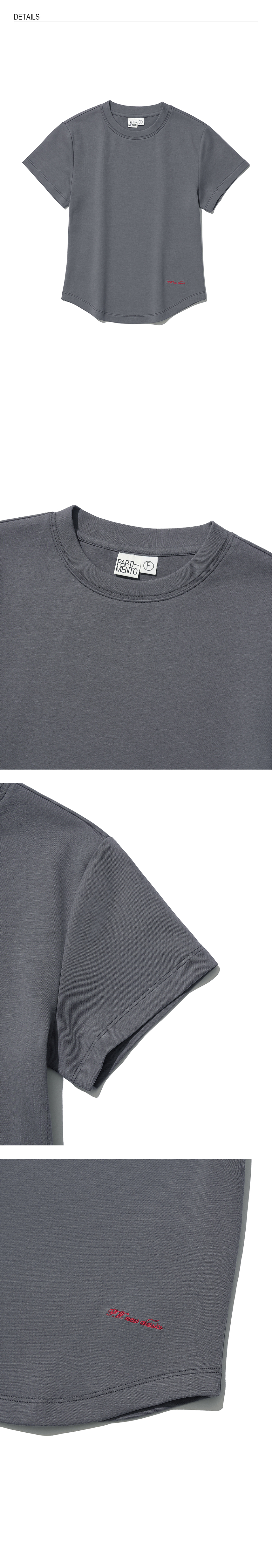 【PARTIMENTO】PW 90S SHORT SLEEVE TEE MUSINSA | PARTIMENTO WOMEN PW 90s Short Sleeve Tee_Blue