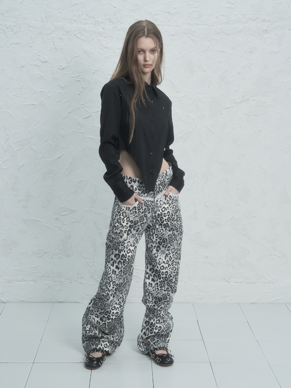 LEOPARD LACE PANTS / WHITE | ファッション通販サイト NUGU