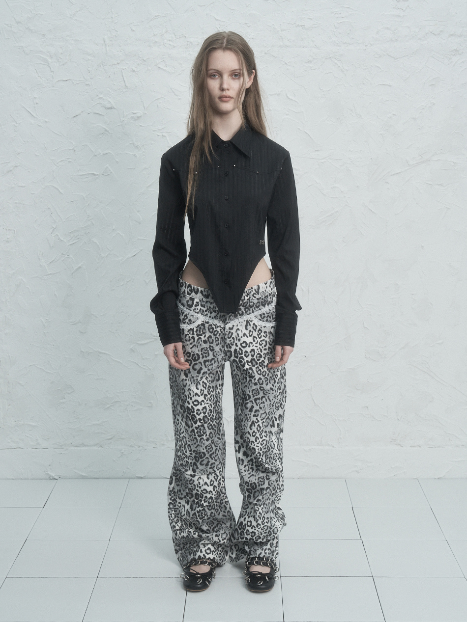 SETUPEXE ■ LEOPARD LACE PANTS パンツ MUSINSA | SETUPEXE LEOPARD LACE PANTS / BEIGE