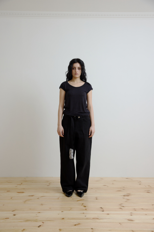 Furry-tailed trousers (чёрный)