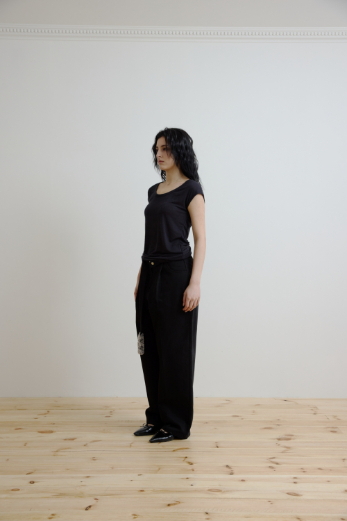 Furry-tailed trousers (чёрный)