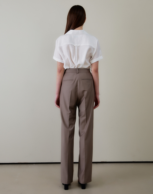 STRAIGHT FIT SLACKS Cocoa — прямые слаксы Cocoa