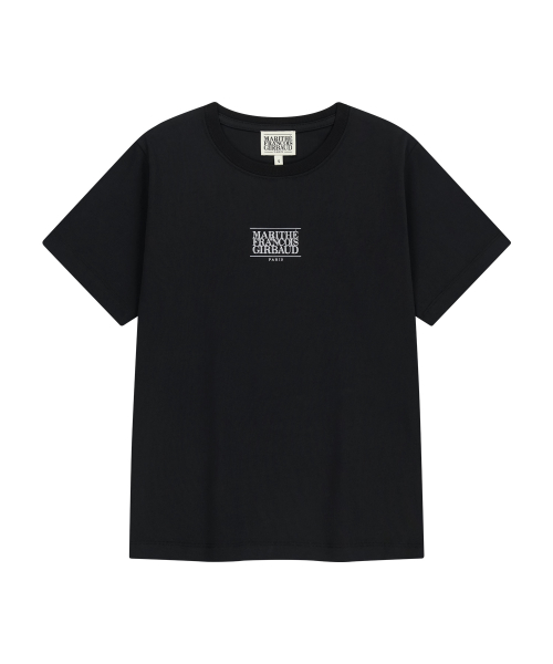W small classic logo tee чёрный