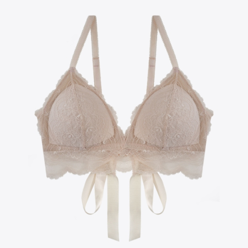 Комплект из бралетта с бантом сзади и трусиков_Light Pink