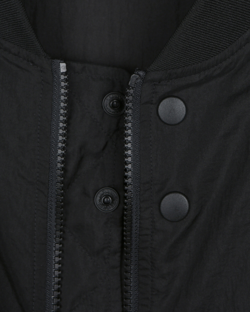 Sheer nylon flight jacket чёрный