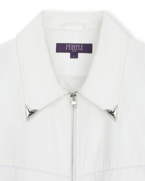 Western blouson jacket белый