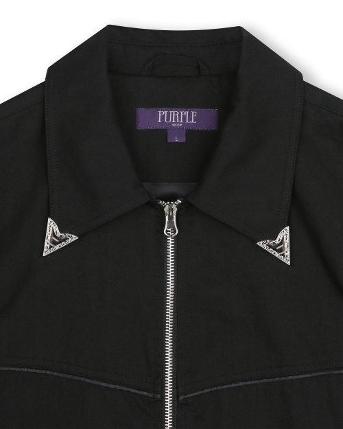 Western blouson jacket чёрный