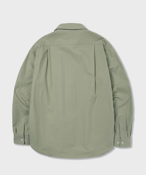Однотонная рубашка Oliver ver.2 OLIVE