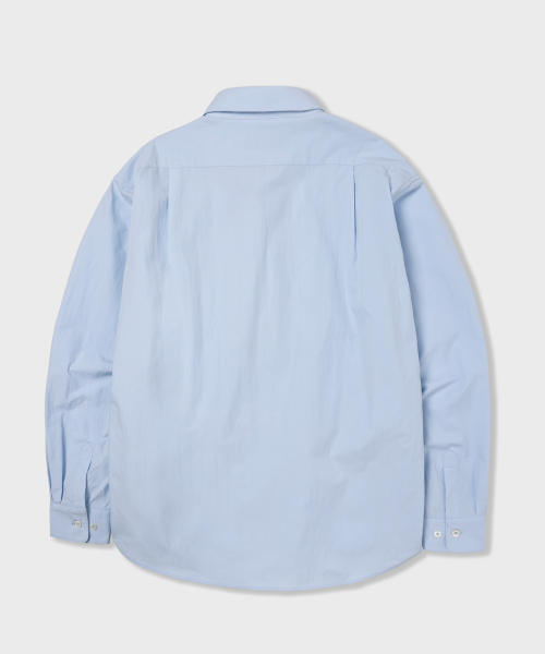 Однотонная рубашка Oliver ver.2 Light Blue