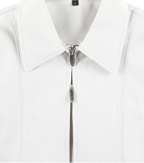 <<<protect0>>> minimal line zip-up jacket (кремовый)