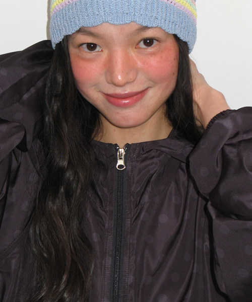 Hooded windbreaker jumper чёрный dot