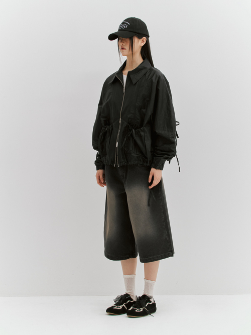 Shirring ribbon jacket