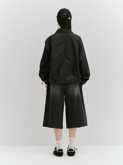 Shirring ribbon jacket