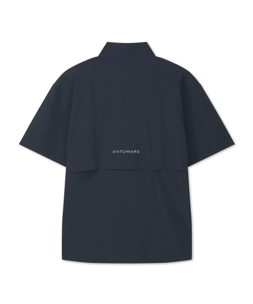 Мужской анорак с коротким рукавом - Navy