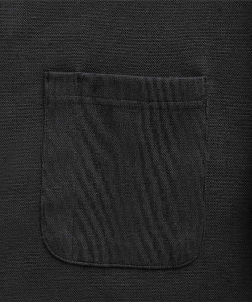 Футболка поло с карманом для ручки (Dark Gray)