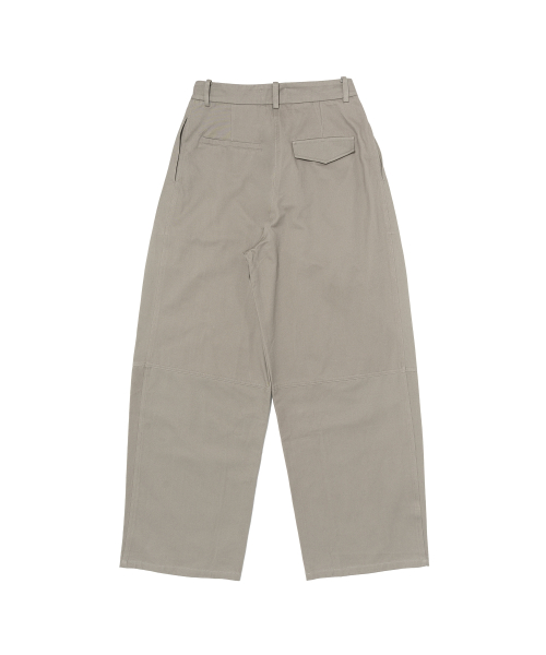 Свободные брюки из хлопкового твила (Khaki)