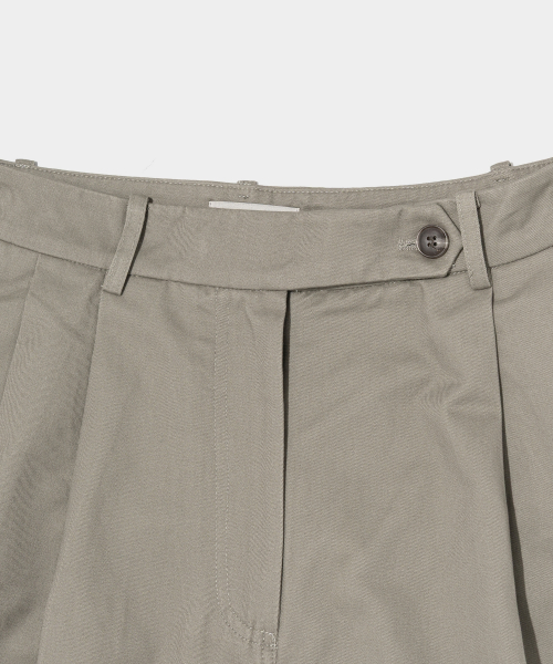 Свободные брюки из хлопкового твила (Khaki)