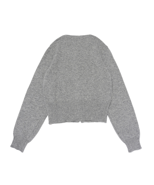Базовый круглый кардиган (GRAY)