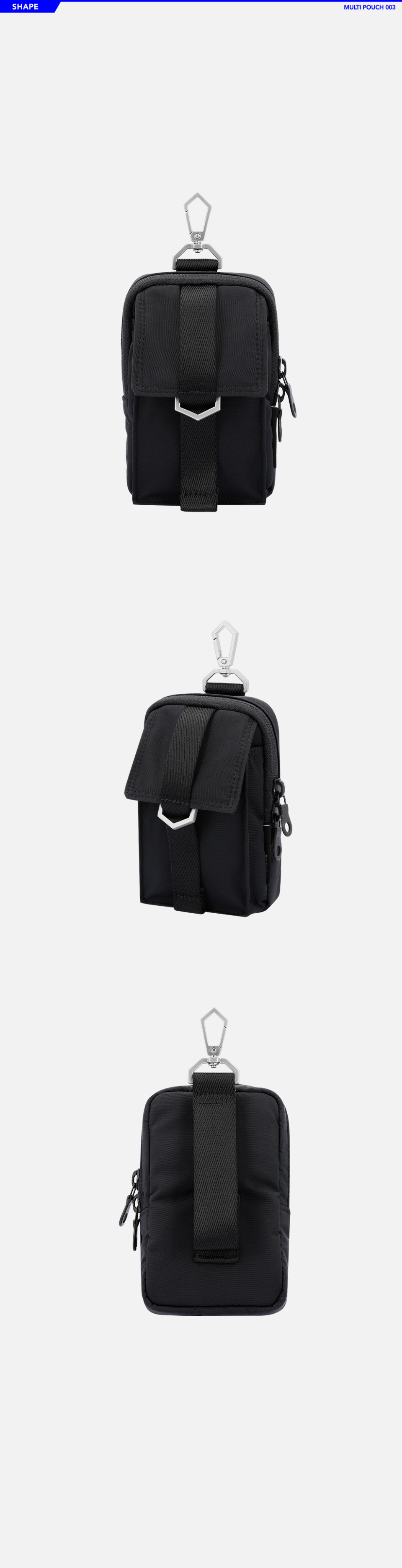 ☆sweetch☆ MULTI POUCH 003 Black CT-092-BK MUSINSA | SWEETCH MULTI POUCH 003 Black