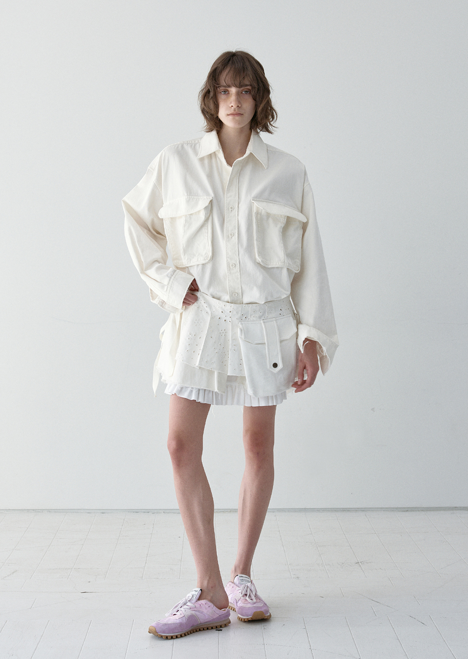 ワンピース EYELET LACE POCKET WRAP SKIRT MUSINSA公式 | s/e/o EYELET LACE POCKET WRAP SKIRT
