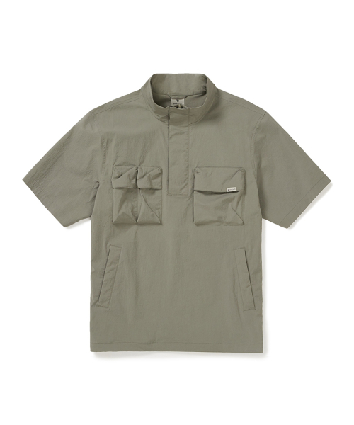 Анорак Root с воротником-стойкой (S25MMRAN64) Khaki Gray