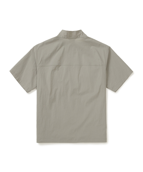 Root Stand Neck анорак с коротким рукавом (S25MMRAN64) Fog Gray