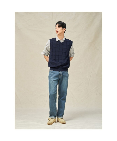 Grid Check жилет Navy (BC5351C03R)