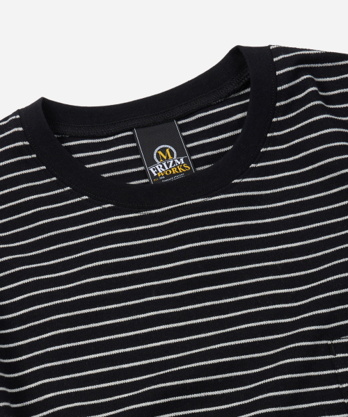 STRIPE OVERSIZED RELAX TEE 003 _ чёрный