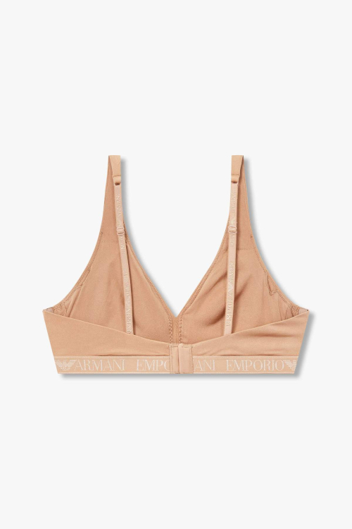 [EMPORIO ARMANI UNDERWEAR] Бюстгальтер-бралетт со съемными чашками, Light Brown