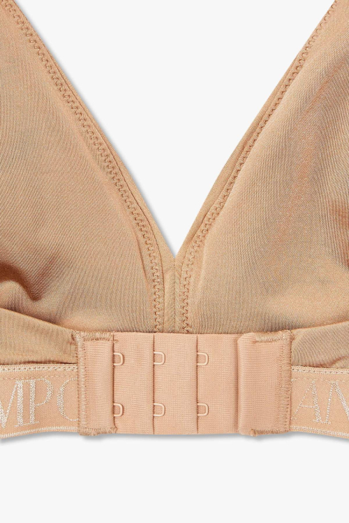 [EMPORIO ARMANI UNDERWEAR] Бюстгальтер-бралетт со съемными чашками, Light Brown