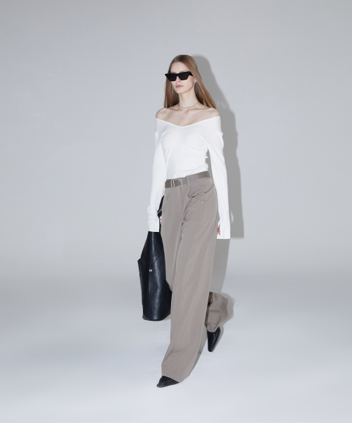 Брюки Ava Curved-GRAY