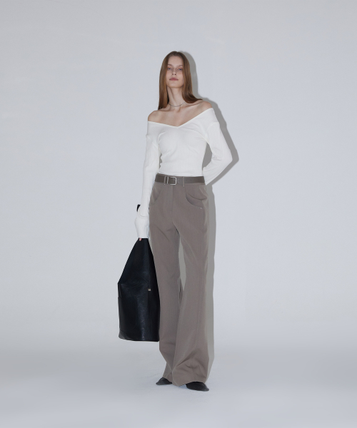 Брюки Ava Curved-GRAY