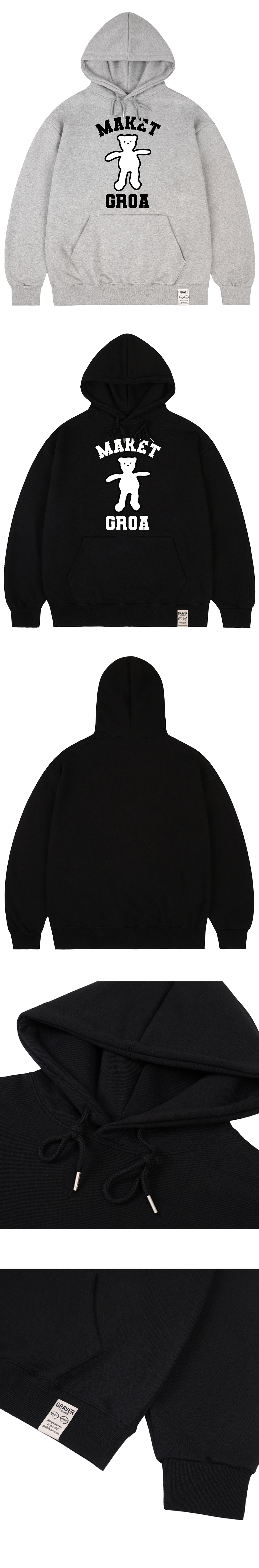 [GRAVER]★25SS★韓国人気★maket BEAR HOODIE GRAVER】25SS☆ maket Bear Hoodie