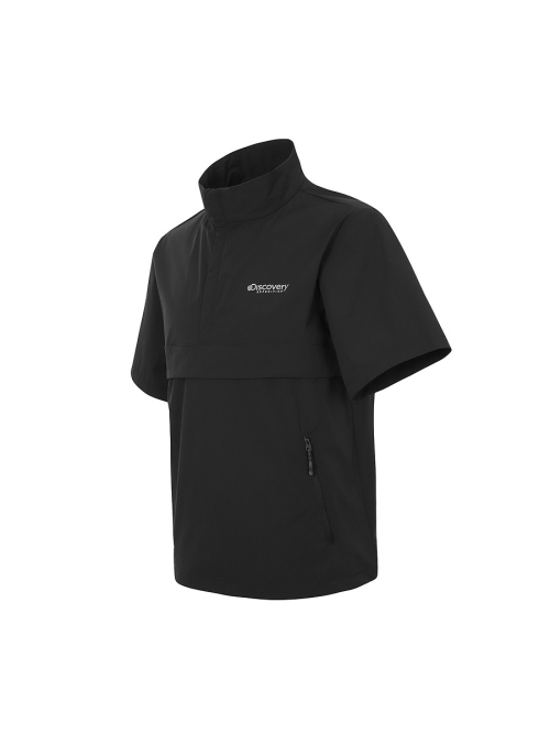 Спортивный анорак с коротким рукавом и высоким горлом Freshvent Black