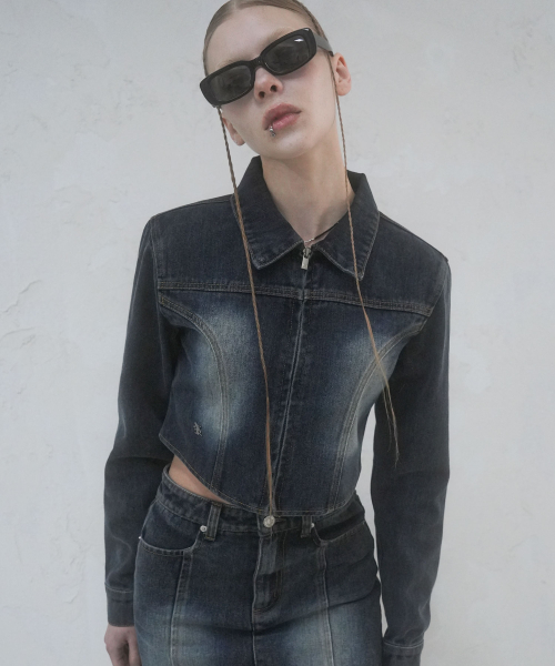 1per Incised Crop Куртка - 2COL