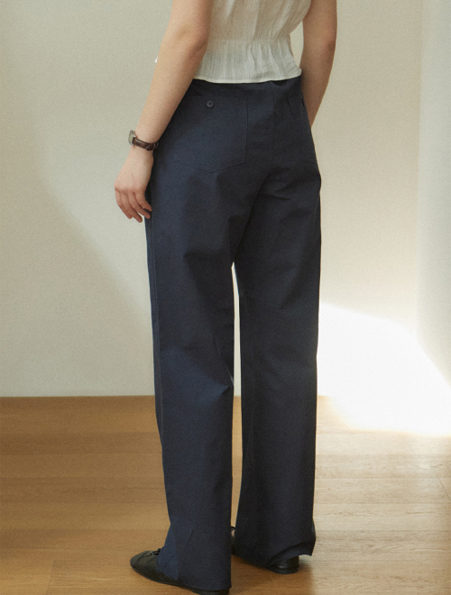 Удобные хлопковые брюки - Navy