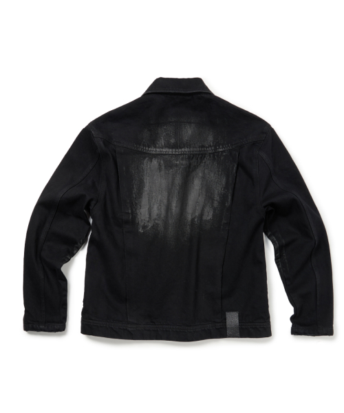 KENDRICK TRUCKER JACKET (COATED BLACK)