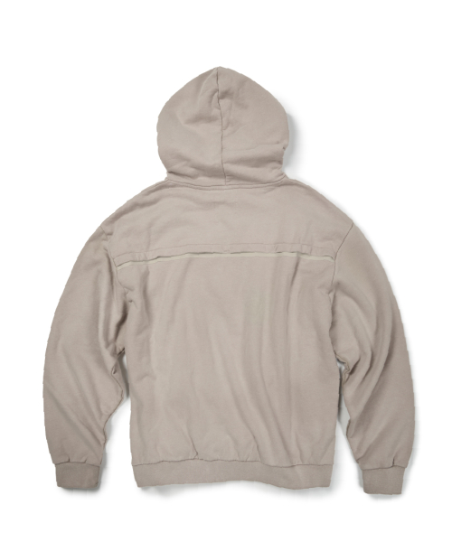 H.B TAPE WASHED HOODIE (BEIGE)