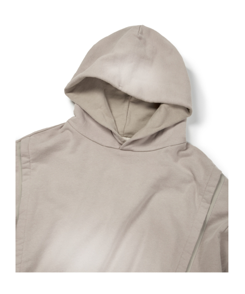 H.B TAPE WASHED HOODIE (BEIGE)