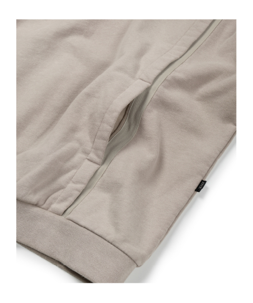 H.B TAPE WASHED HOODIE (BEIGE)