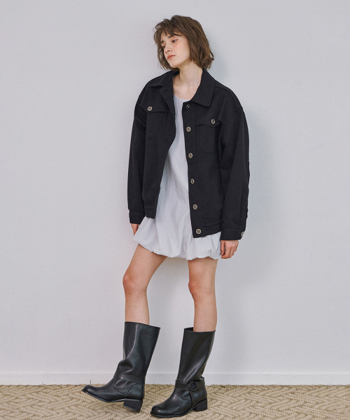 Western Work Jacket (Black)