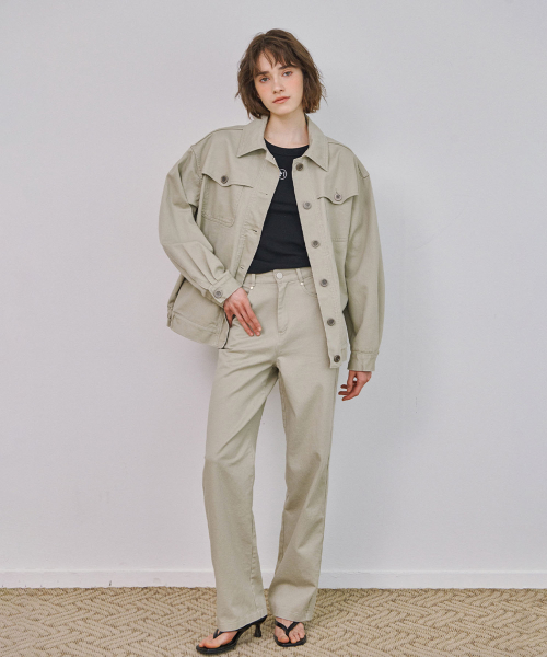 Western Work Jacket (Dust Beige)