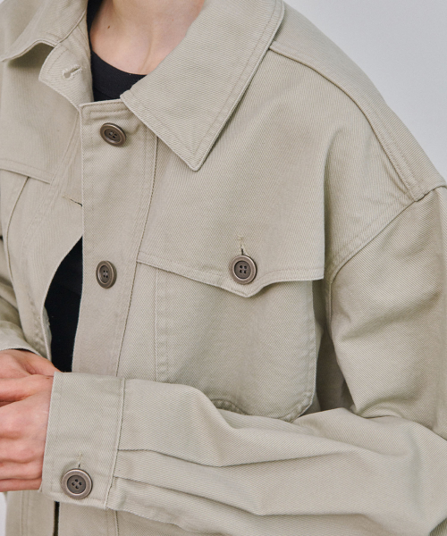 Western Work Jacket (Dust Beige)