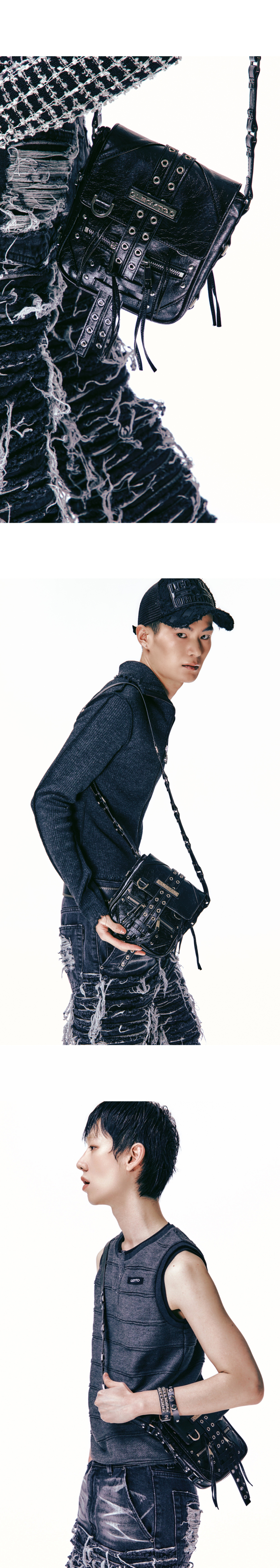 ★LECYTO★Tenacity Leather Cross Bag★Black★ MUSINSA | LECYTO Tenacity Leather Cross Bag_[Black]