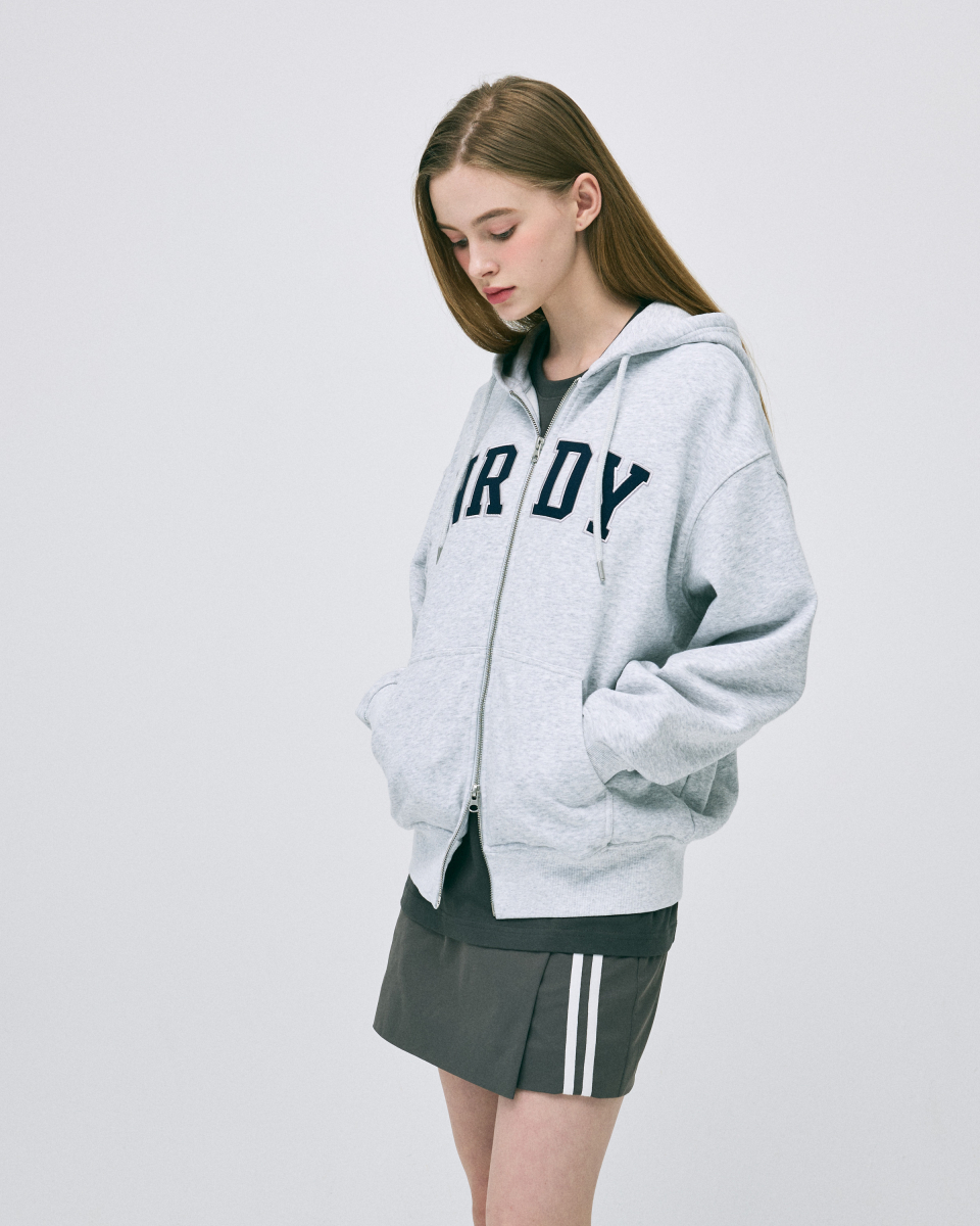 パーカー・フーディ 25SS NERDY Arch logo hoodie zip-up MUSINSA | NERDY Arch Logo Hoodie Zip-up (25SS) (Black