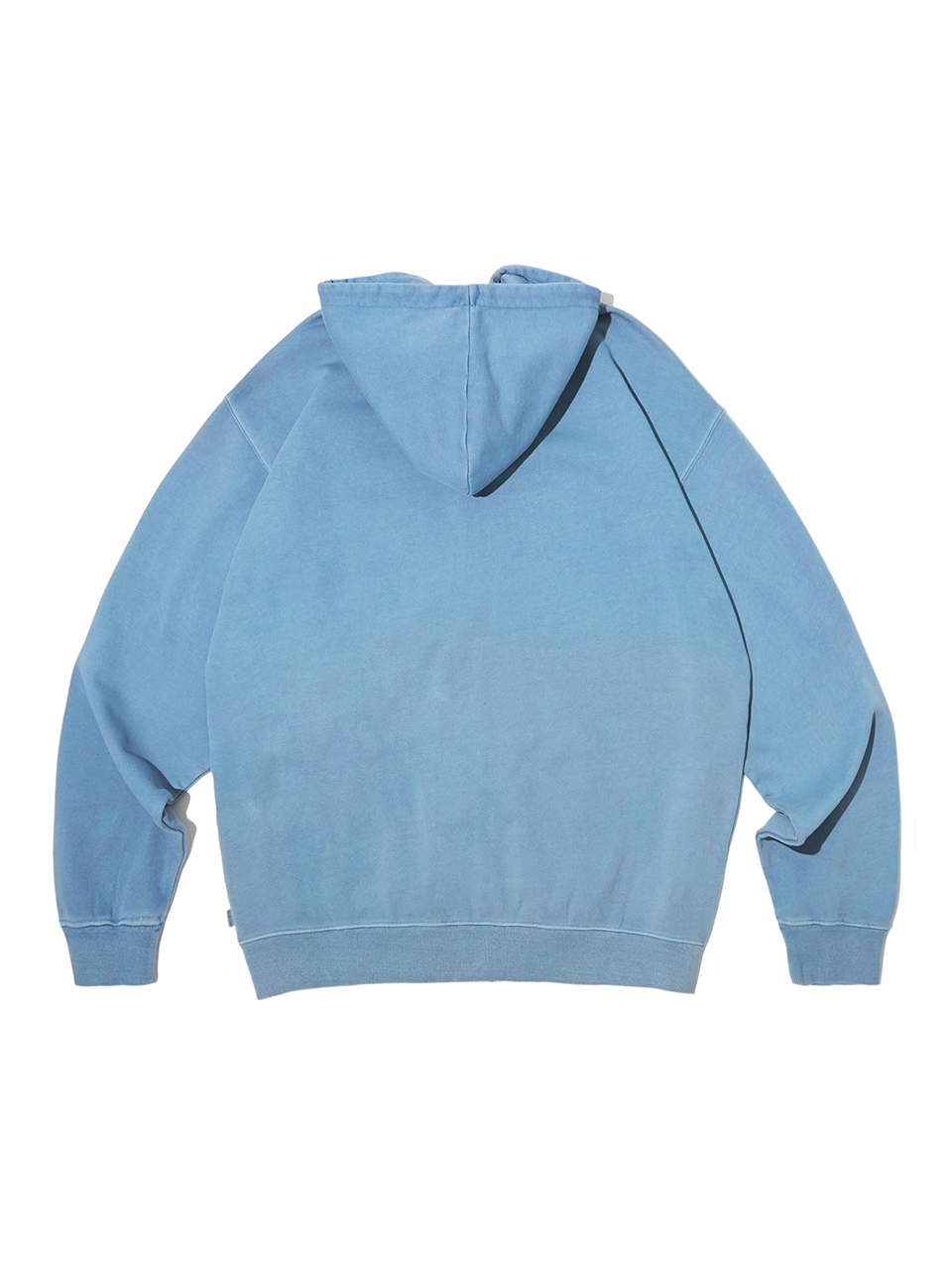 MUSINSA | CRITIC GRID WORMHOLE HOODIE ZIPUP PIGMENT BLUE